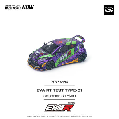 TOYOTA GR YARIS PANDEM ROCKET BUNNY - PURPLE EVA RT TYPE-08 POP RACE 1:64