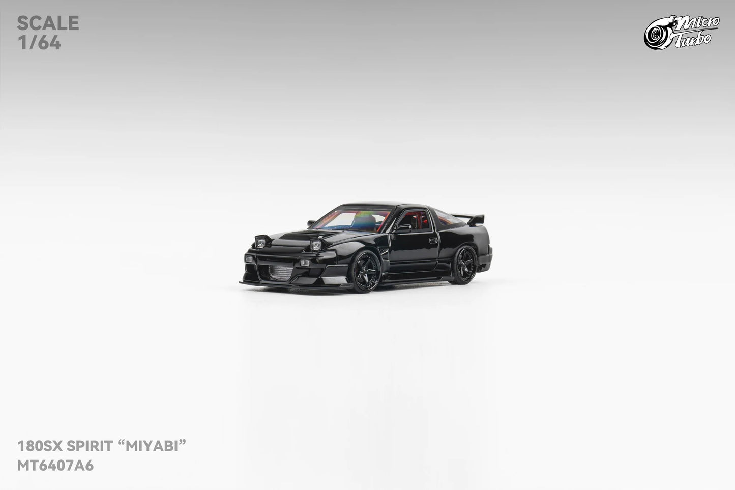 Custom 180SX "MIYABI" - Black Microturbo 1/64