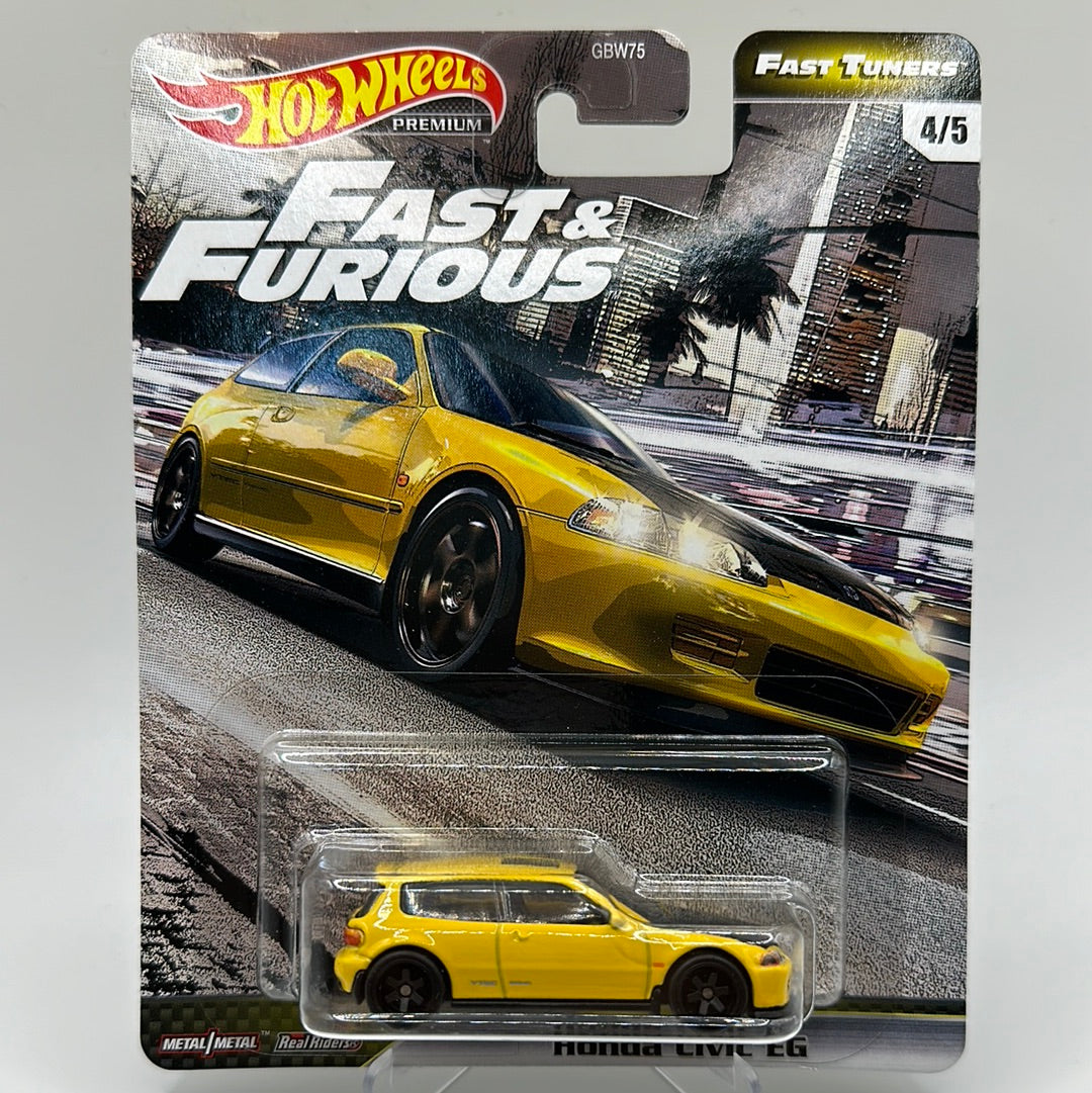 Honda Civic EG Fast Turners 4/5 Hotwheels Premium 1:64