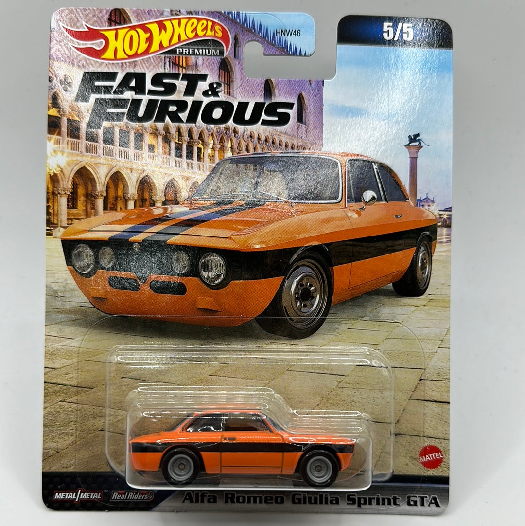 Alfa Romeo Giulia Sprint GTA Fast X 5/5 Hotwheels Premium 1:64