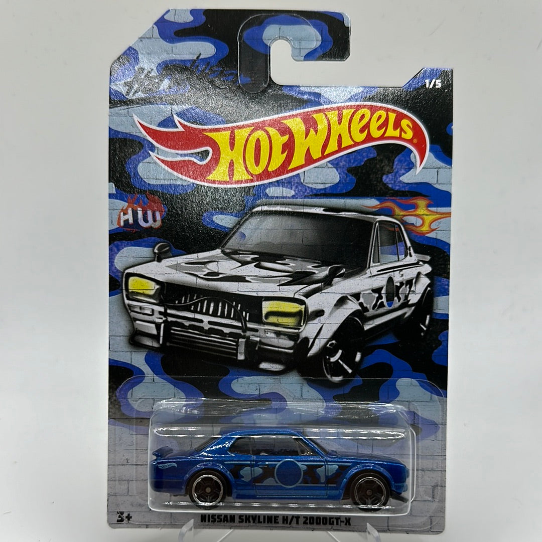 Nissan Skyline H/T 2000GT-X Themed Set 1/5 Hotwheels Mainline