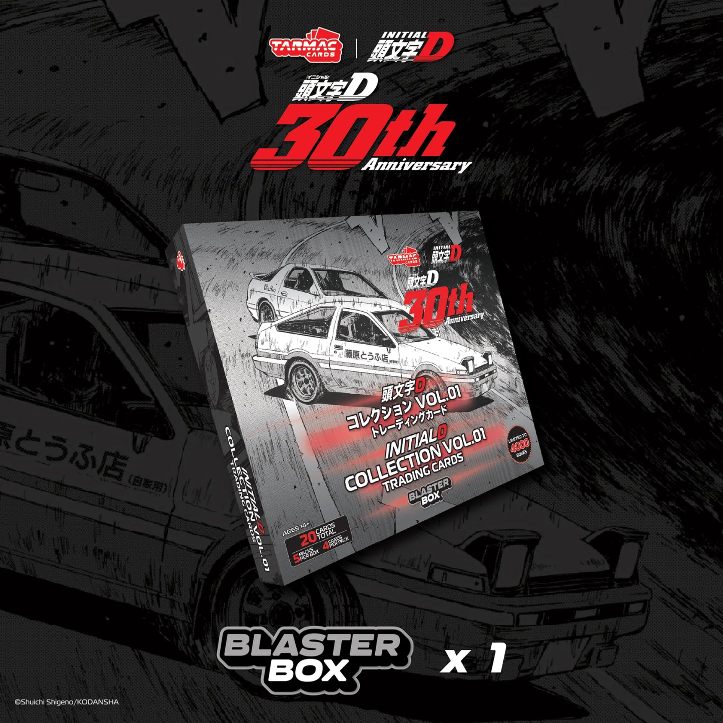 Tarmac Cards Initial D Collection Vol.01 – 30th Anniversary Blaster Box