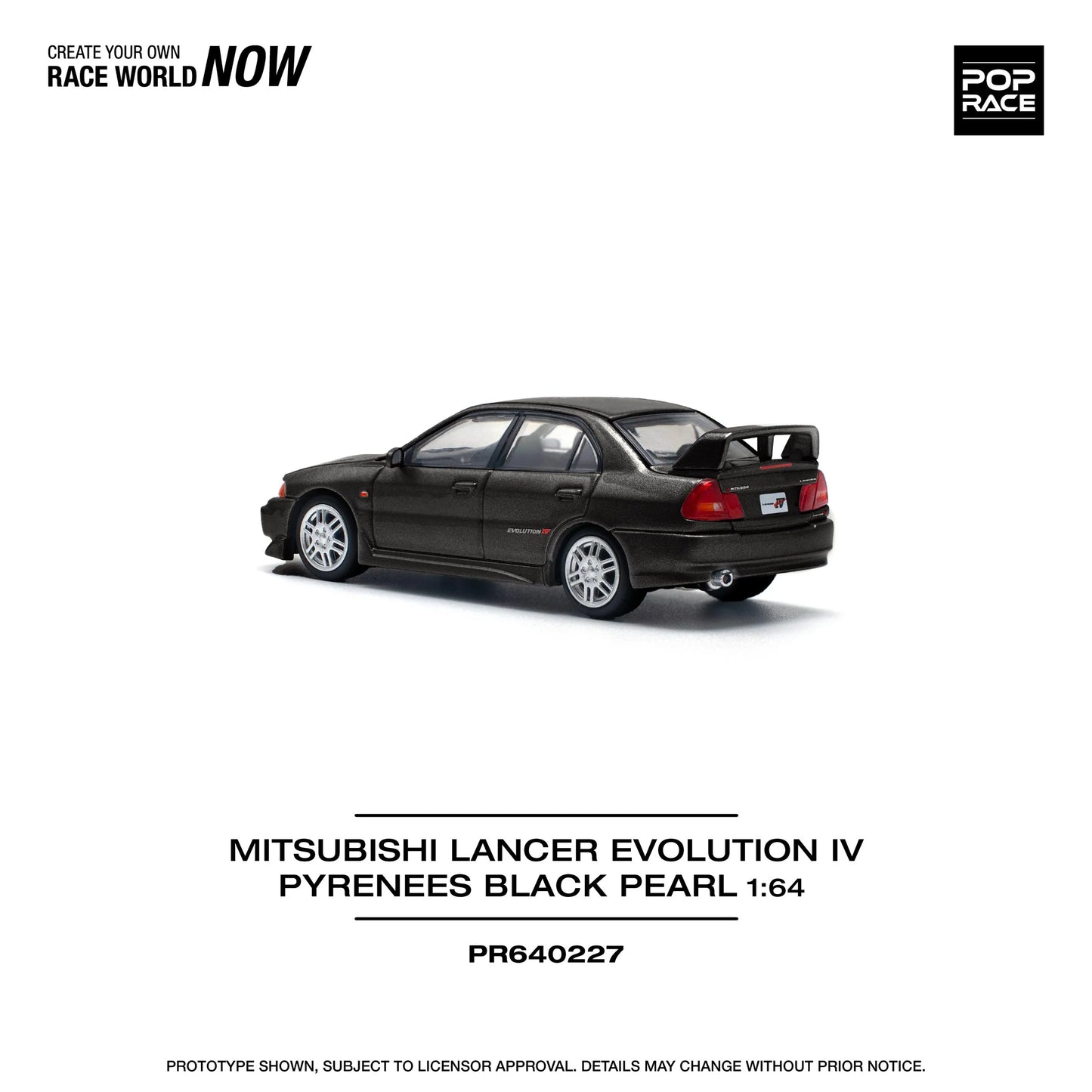 Mitsubishi Lancer Evolution IV – Pyreness Black Pearl POP RACE