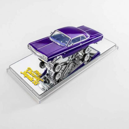 Chevrolet Impala 1964 SS Lowrider - Posable (Metallic Purple) 1:64
