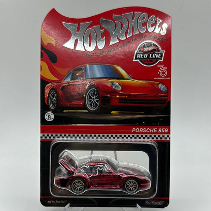 Porsche 959 RLC Red Line Club 75th Porsche Hotwheels Collectors