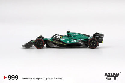 2024 FERNANDO ALONSO BAHRAIN GP) #14 ASTON MARTIN  - MINI GT F1 1:64