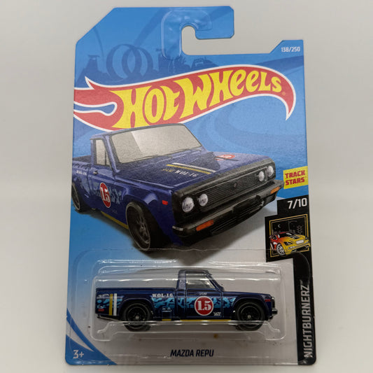 Mazda Repu *STH* Super Treasure Hunt - NightBurnerz 7/10 Hotwheels Mainline 138/250