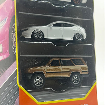 HVM CUSTOM - MBX JAPAN CRUISERS 5pk (Wheel Swapped) Matchbox