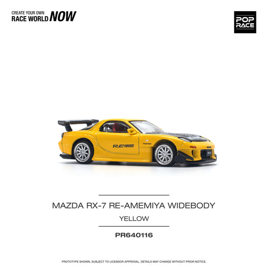Mazda RX7 Re Amemiya (Yellow) POP RACE 1:64