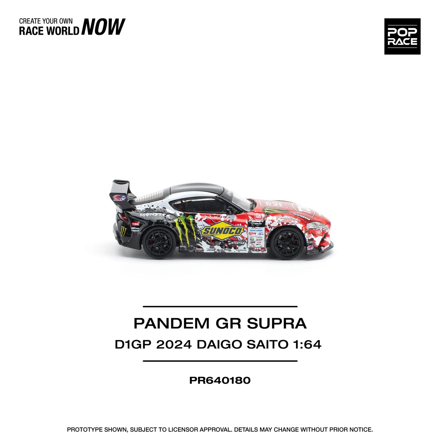 Pandem Toyota GR Supra D1GP 2024 Daigo Saito – POP RACE
