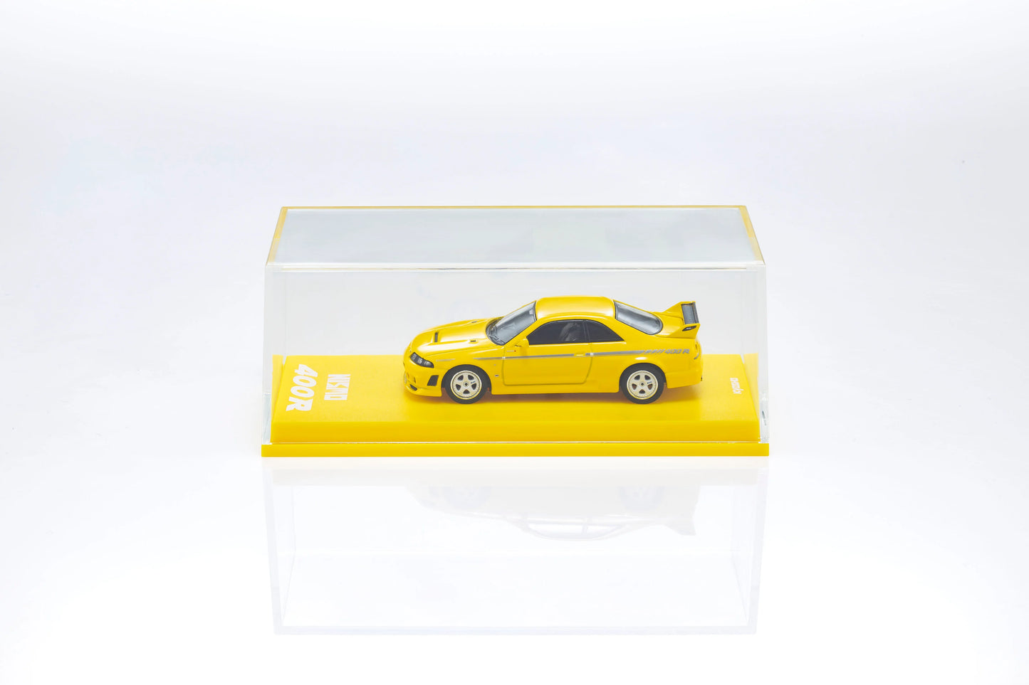 Nismo Nissan R33 400R (Yellow) - Kyosho 1:64 (MOTN LED Compatible)
