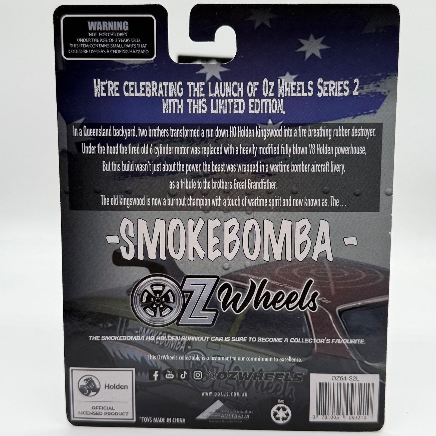 Holden HQ SMOKEBOMBA - *Series 2 Launch* Ozwheels Limited Edition AUG-24