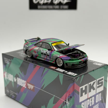Nissan Skyline GT-R (R33) HKS V1 *RAW CHASE* //129 Kaido House x MiniGT