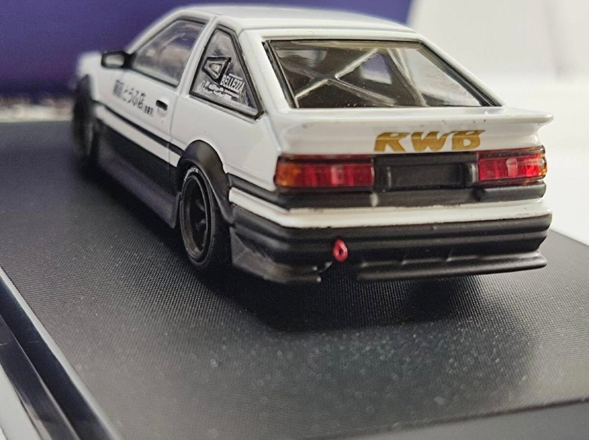 RWB AE86 Fujiwara Livery White Black LIMITED 499pcs