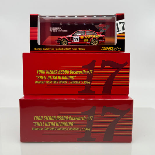 Ford Sierra RS500 Cosworth #17 Inno64 Diecast Model Expo (Regular & Chase Bundle)