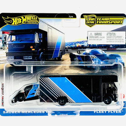 Sauber-Mercedes C9 Fleet Flyer #67 Hotwheels Team Transport Case B