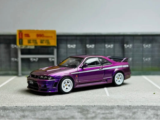 NISSAN SKYLINE GT-R (R33) NISMO 400R Midnight Purple II Hong Kong Toycar Salon 2023 Special ED INNO64