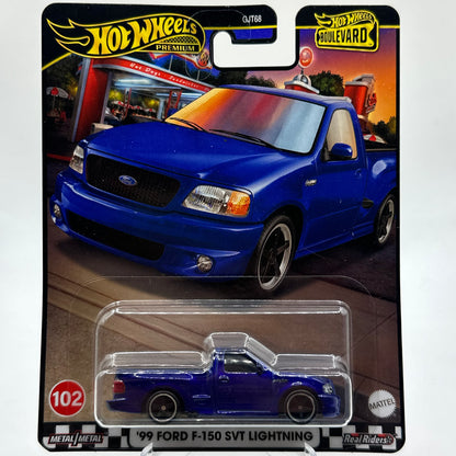 ‘99 Ford F-150 SVT Lightning - Boulevard #102 Hotwheels Premium