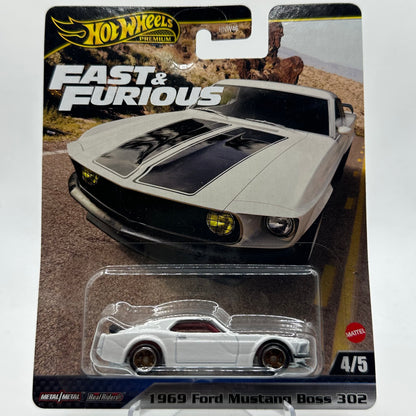 1969 Ford Mustang Boss 302 FAST & FURIOUS 4/5 Hotwheels Premium