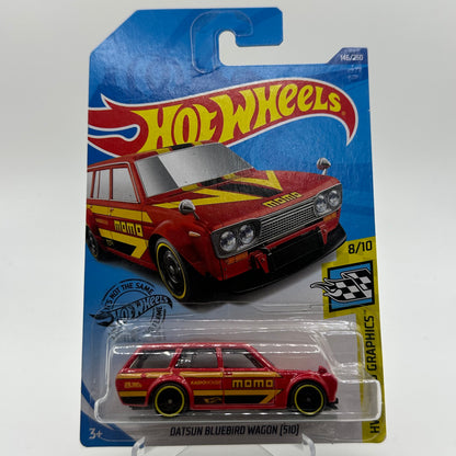 Datsun Bluebird Wagon 510 - HW Speed Graphics 8/10 Hotwheels Mainline 146/250