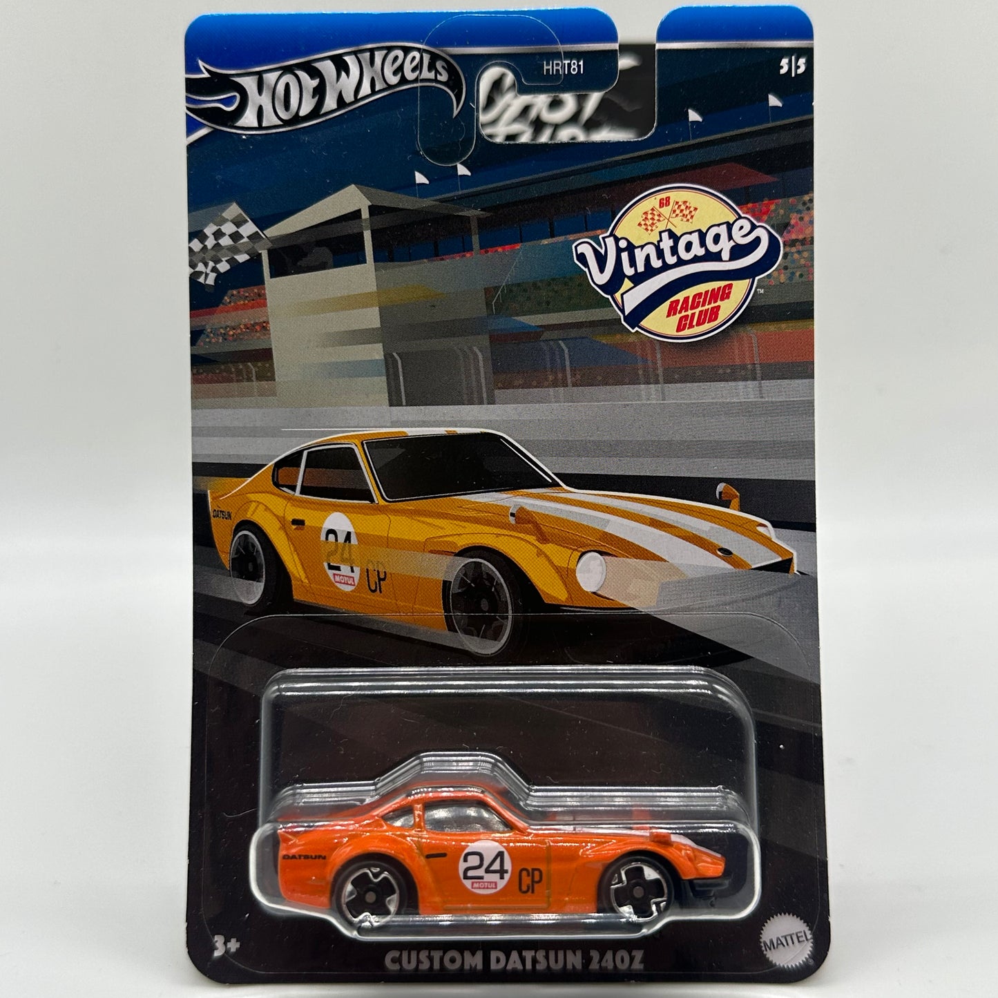 Custom Datsun 240Z - Vintage Racing Club 5/5 Hotwheels Mainline Themed