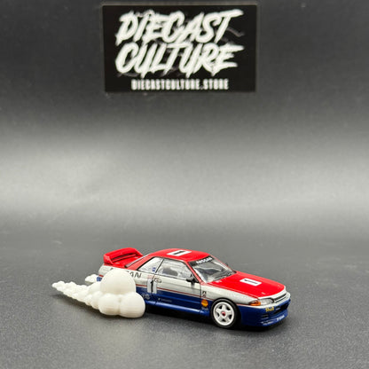 Straight Burnout Smoke - *Car not Included* 1:64 Scale