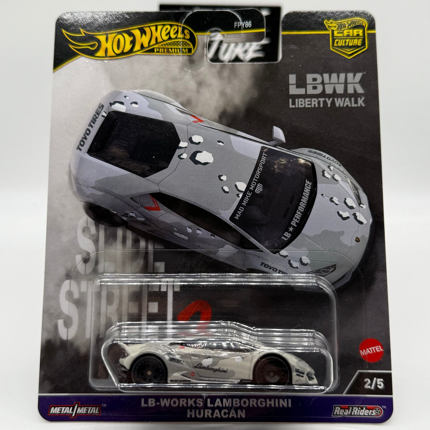 LB-Works Lamborghini Huracan (LBWK) - Slide Street 2 Hotwheels Premium 2/5