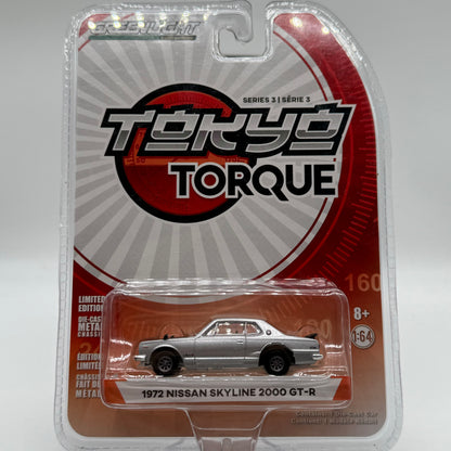 1972 Nissan Skyline 2000 GT-R Tokyo Torque GREENLIGHT 1:64