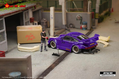 PORSCHE 930 RWB GT WING PURPLE - STAR MODEL Limited Release