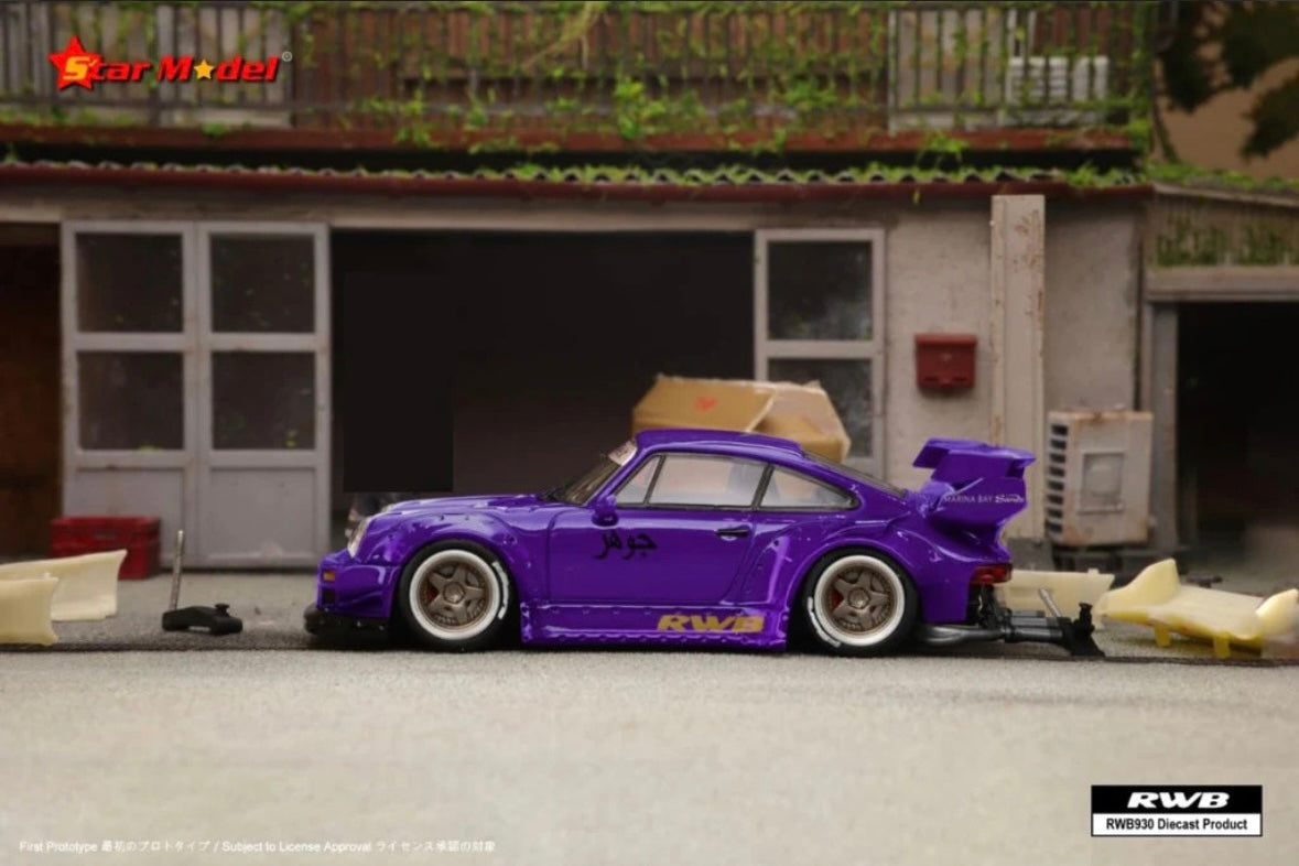 PORSCHE 930 RWB GT WING PURPLE - STAR MODEL Limited Release