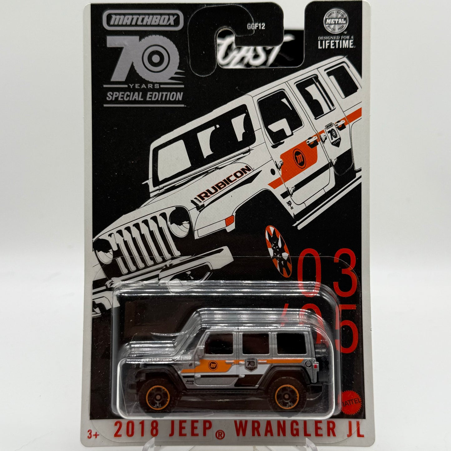 2018 Jeep Wrangler JL - Matchbox 70 years Special Edition 03/05