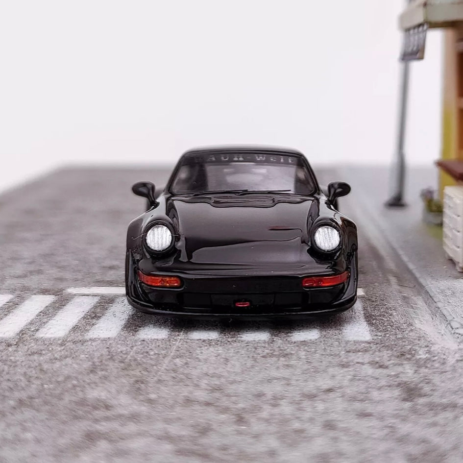 PORSCHE RWB 964 (DUCKTAIL BLACK) ONLY 299pcs Made - 1/64