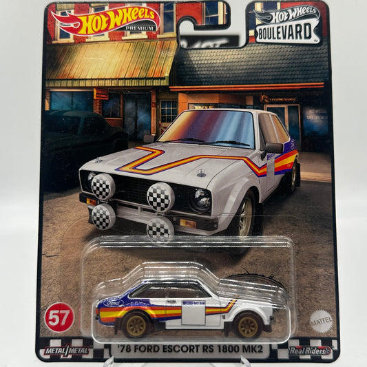 ‘78 Ford Escort RS 1800 MK2 Boulevard #57 Hotwheels Premium