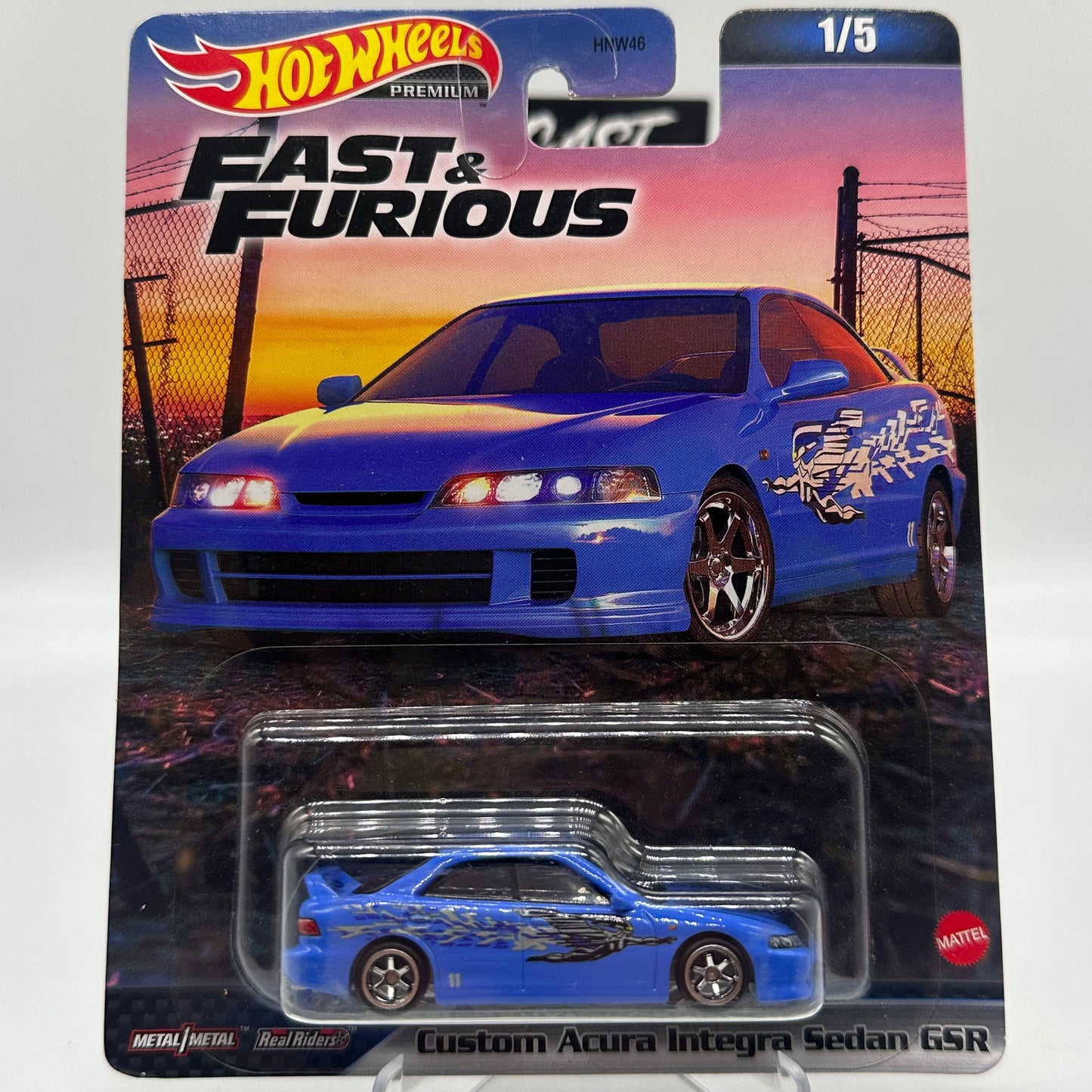 Custom Acura Integra Sedan GSR - FAST & FURIOUS 1/5 Hotwheels Premium