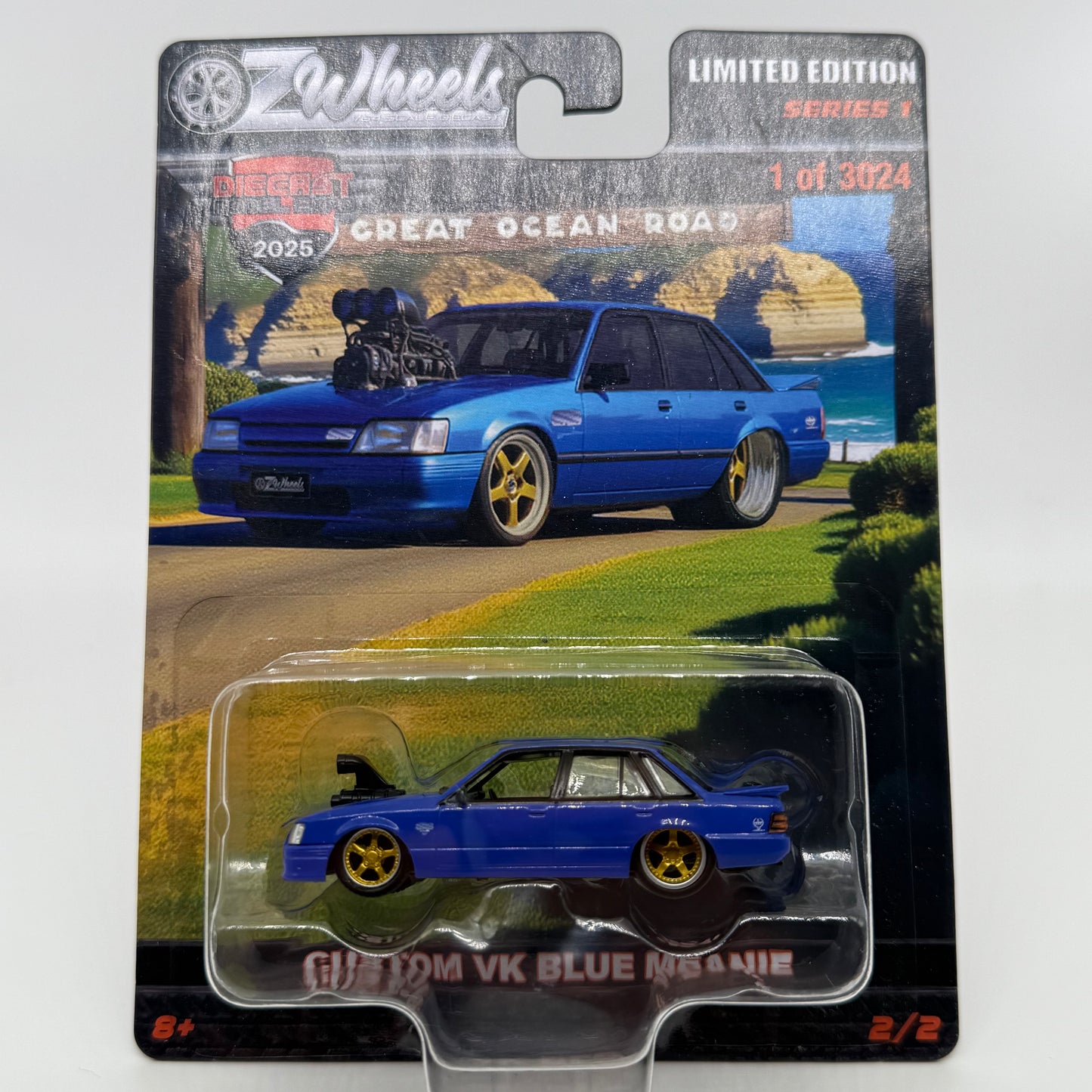 Custom VK Blue Meanie - DIECAST MODEL EXPO 2025 OZWHEELS “LIMITED TO 3024”pcs