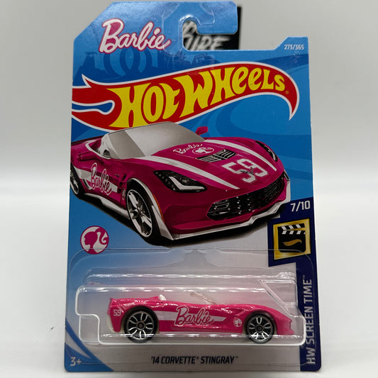 ‘14 Corvette Stingray - HW Screen Time 7/10 Hotwheels Mainline 273/365 BARBIE