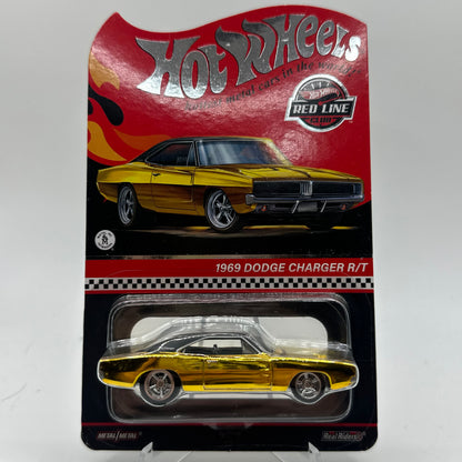 1969 Dodge Charger (GOLD) R/T RLC Red Line Club Hotwheels