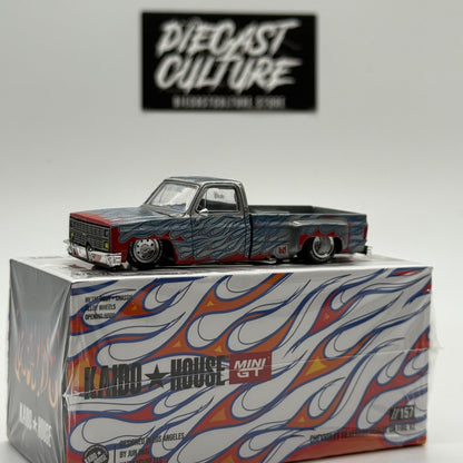Chevrolet Silverado Dually On Fire *CHASE* //157 Kaido House x MiniGT