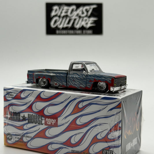 Chevrolet Silverado Dually On Fire *CHASE* //157 Kaido House x MiniGT