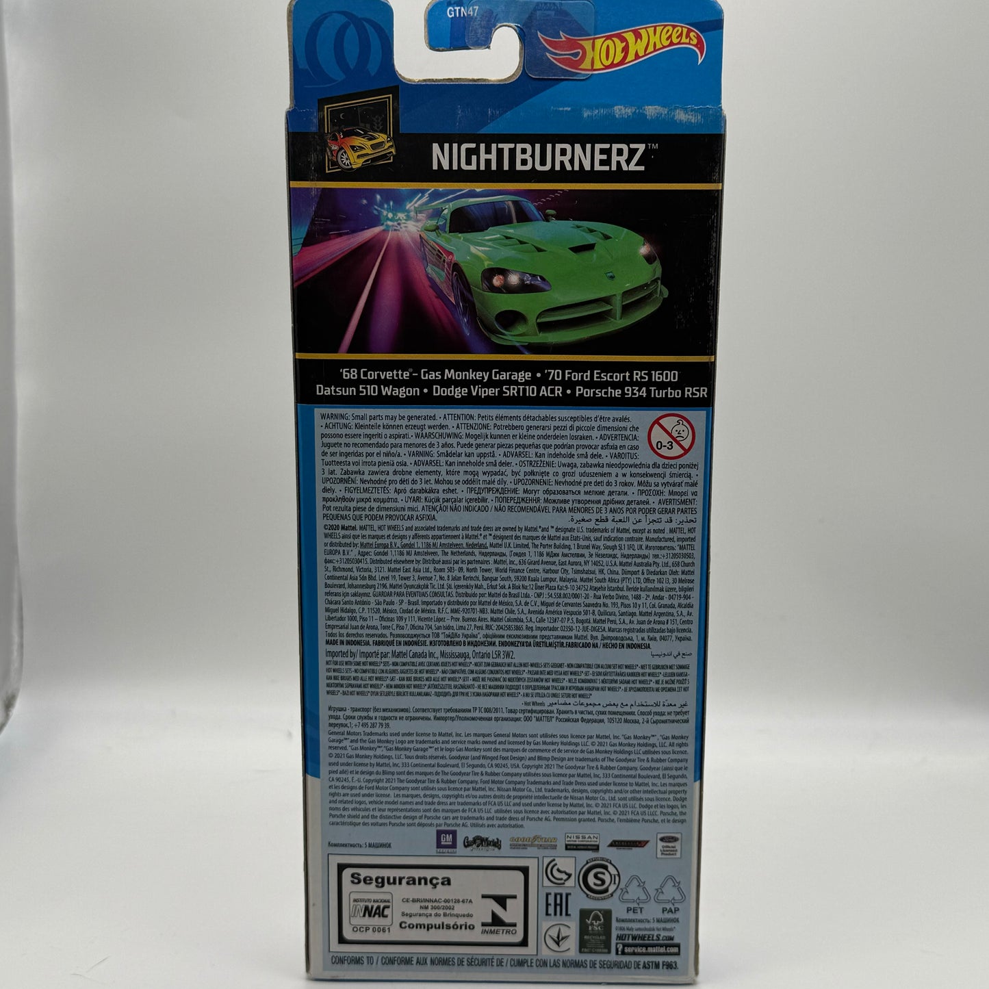 NightBurnerz - Hotwheels 5 Pack