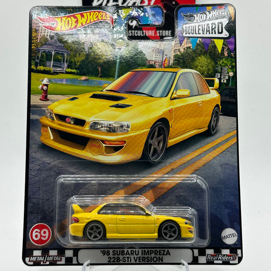 ‘98 Subaru Impreza 22B-STi Version #69 Boulevard Hotwheels Premium