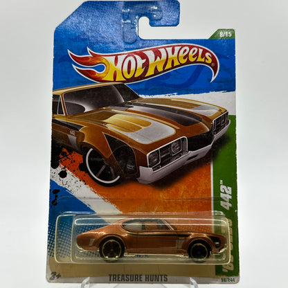 ‘68 OLDS 442 *TH* Treasure Hunt 8/15 Hotwheels Mainline 58/244