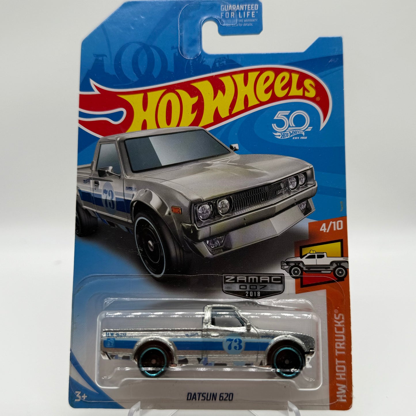 Datsun 620 *ZAMAC 007* 2018 HW Hot Trucks 4/10 Hotwheels Mainline