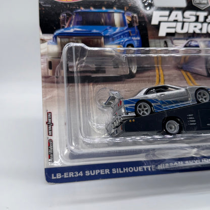 LB-ER34 Super Silhouette Nissan Skyline *Check Condition* Hotwheels Team Transport