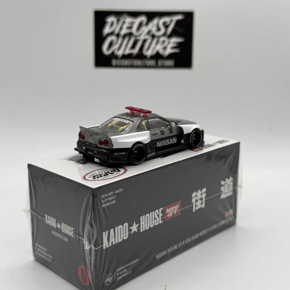 Nissan Skyline GT-R (R34) Kaido Works V2 AERO (JAPAN POLICE) *CHASE* Kaido House x MiniGT