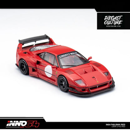 FERRARI F40 LBWK (RED) INNO64 1:64