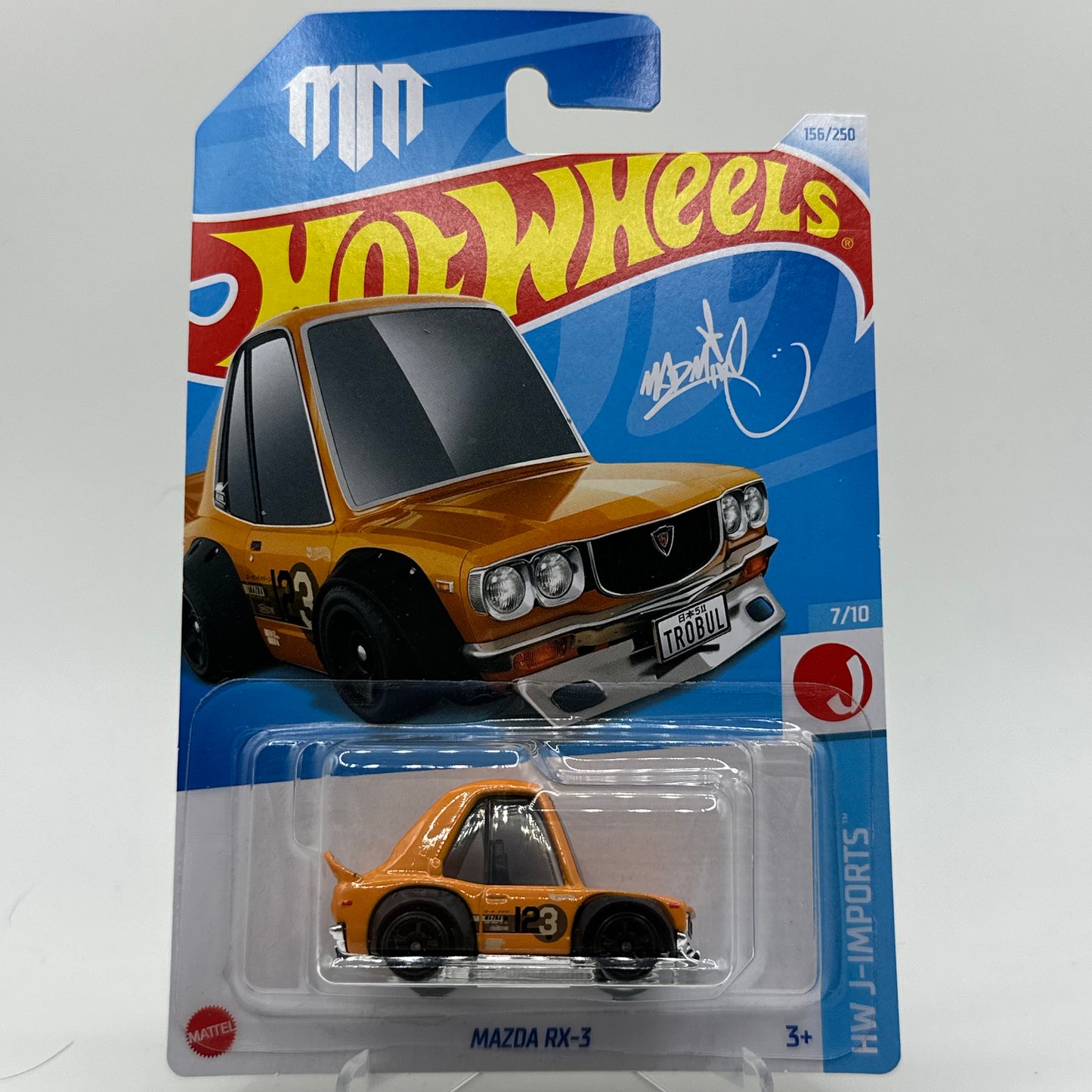 Mazda RX-3 MAD MIKE HW J-Imports 7/10 Hotwheels Mainline 156/250