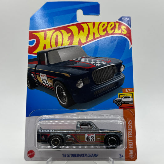 ‘63 Studebaker Champ *STH* Super Treasure Hunt - HW Hot Trucks 5/10 Hotwheels Mainline 93/250