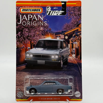 ‘71 Nissan Skyline 2000 GTX - Japan Origins Matchbox 6/12