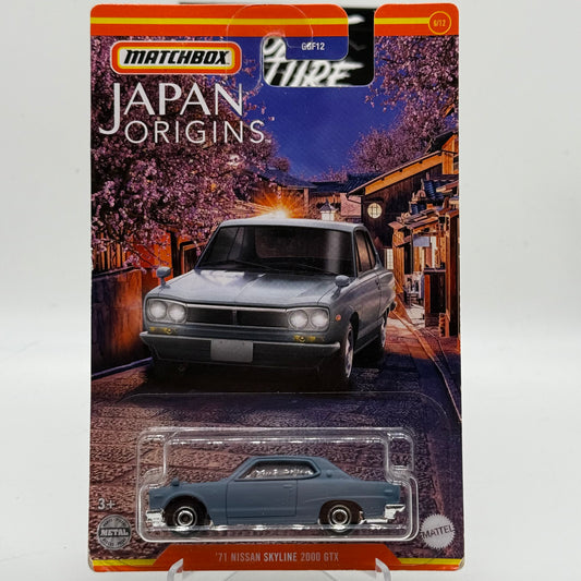 ‘71 Nissan Skyline 2000 GTX - Japan Origins Matchbox 6/12